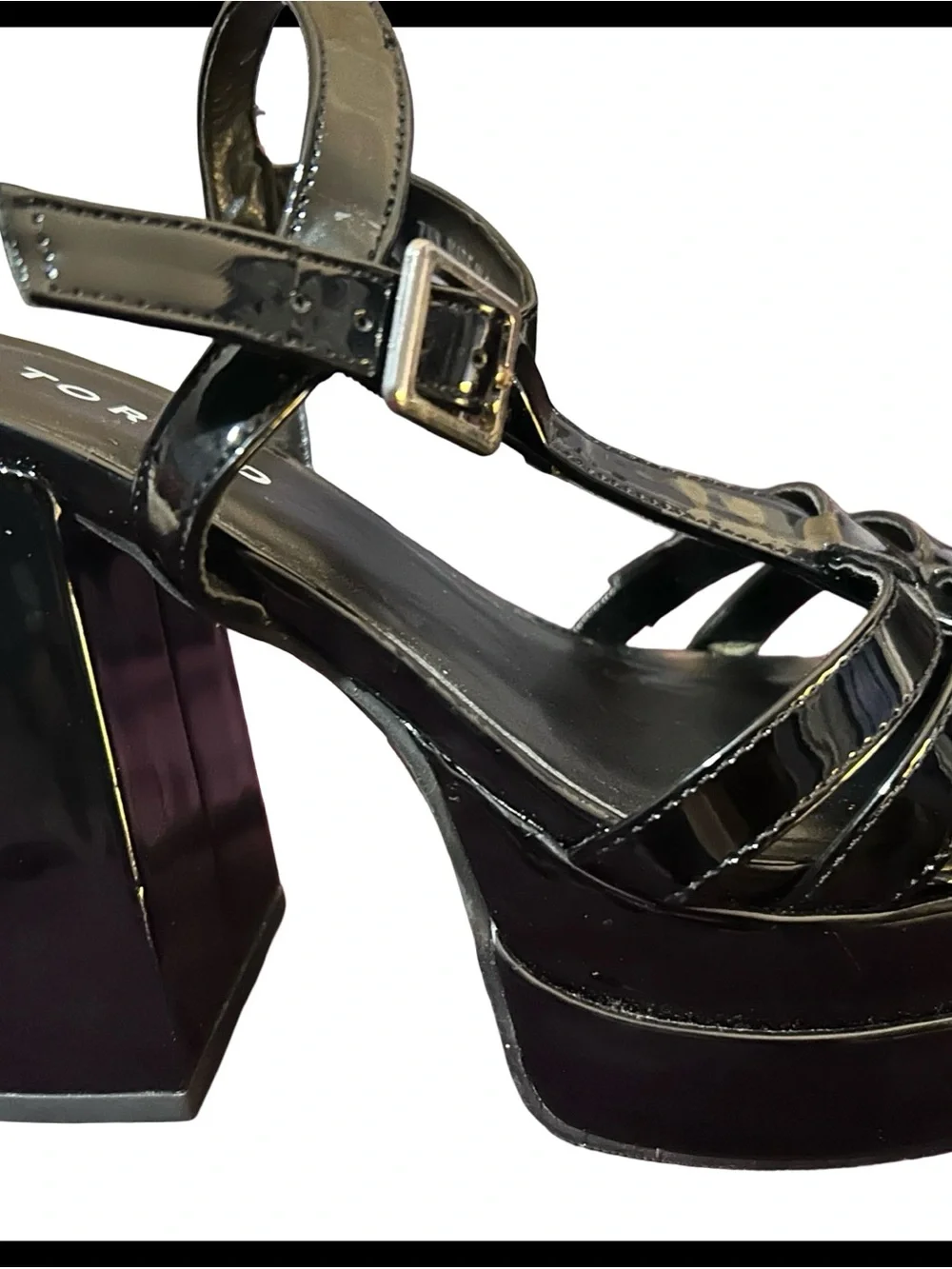 🆕 Torrid Double Platform T-strap Heels